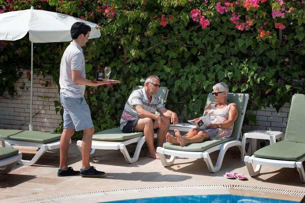 Kleopatra Tuna Apart Hotel Alanya Bagian luar foto
